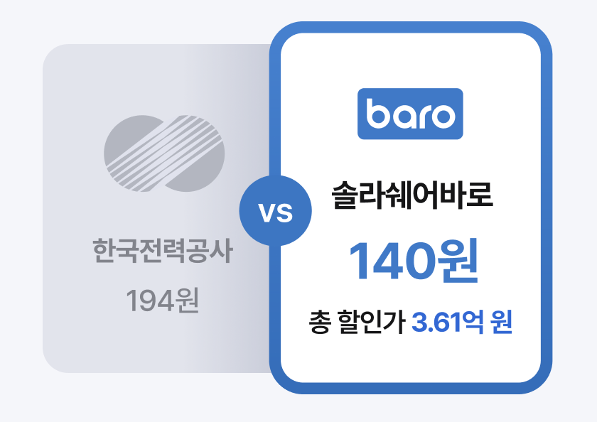 한전보다 저렴한 산업용 전기요금 비교